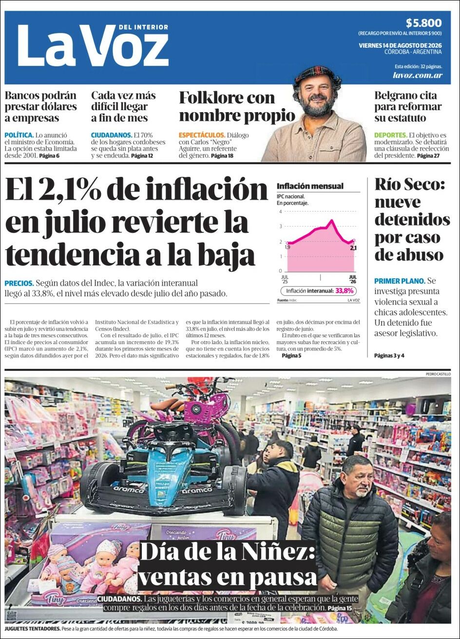 Media Panel - Developments and Systems | EL LUGAR DEL ENCUENTRO - Tapa del diario La Voz