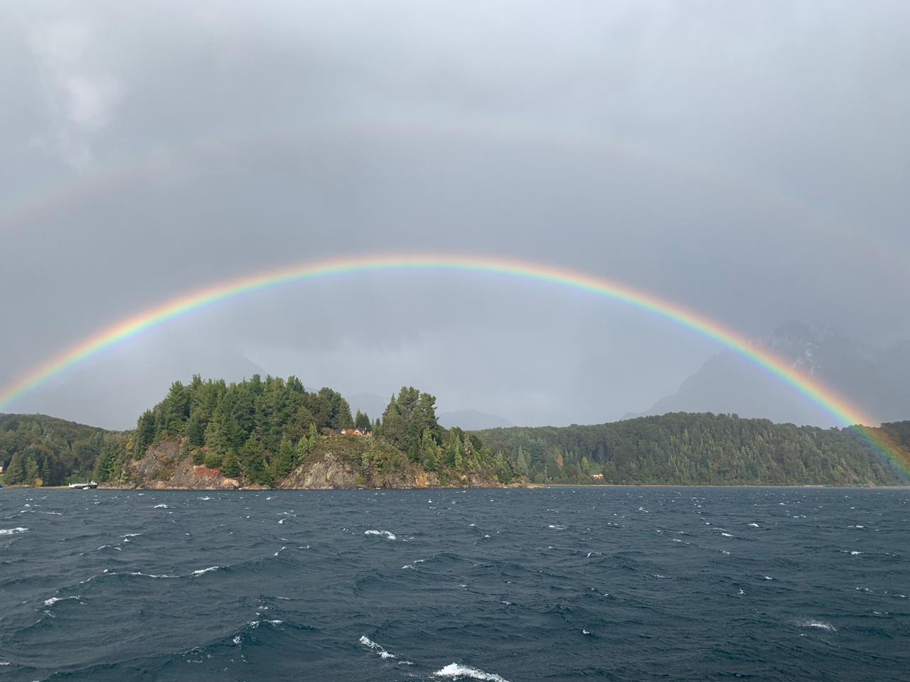 ASI ES LA PRESENCIA DEL LAGO NAHUEL HUAPI HOY